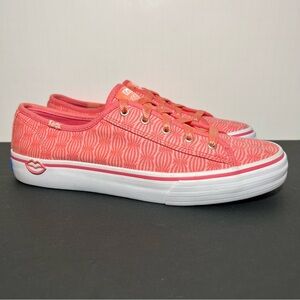 Womens KEDS x EOS Limited Edition Lipstick Pink Low Top Shoes / Size 8